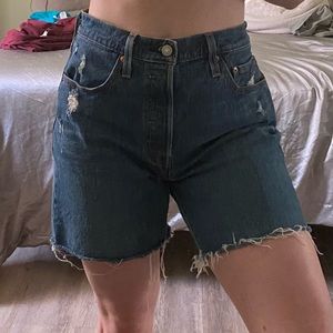 Levi’s 501 long length shorts